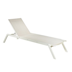 Επαγγελματική Ξαπλώστρα Αλουμινίου PE125 Στοιβαζόμενη με PVC 2x1