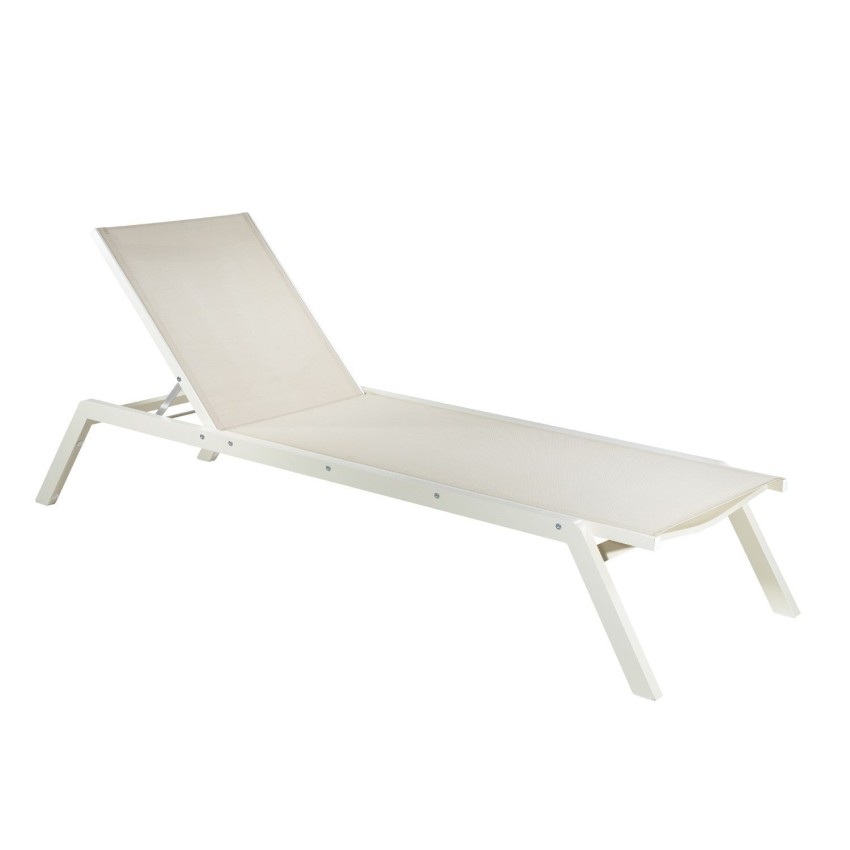 Επαγγελματική Ξαπλώστρα Αλουμινίου PE125 Στοιβαζόμενη με PVC 2x1