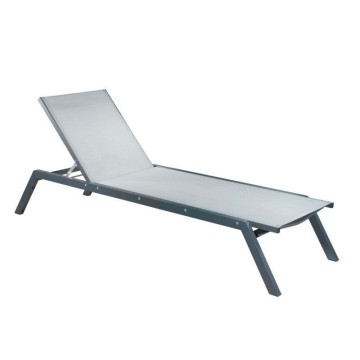 Επαγγελματική Ξαπλώστρα Αλουμινίου PE125 Στοιβαζόμενη με PVC 2x1