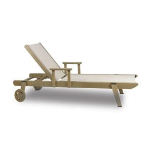 Επαγγελματική Ξύλινη Ξαπλώστρα XA20 Μασίφ Οξιά 200x70εκ