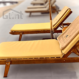 Ξαπλώστρα Glint® από μασίφ φουρνιστή οξιά Pile Solid Beech Wood - Ελληνική Κατασκευή