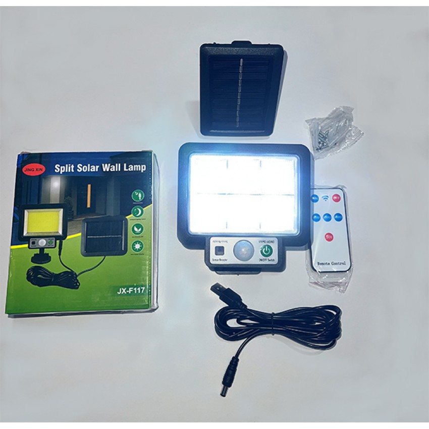 Προβολέας Ηλιακός 72 COB LED | Glint.gr Προβολέας ηλιακός 72 COB LED, αδιάβροχο IP65, αισθητήρας κίνησης