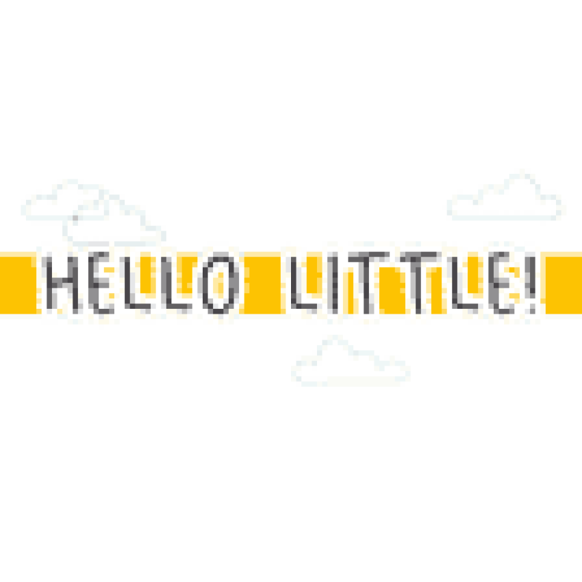 Hello Little απλίκα τοίχου διπλού τοιχώματος