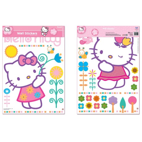 Hello Kitty αυτοκόλλητα τοίχου XL