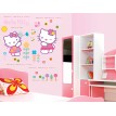 Hello Kitty αυτοκόλλητα τοίχου XL