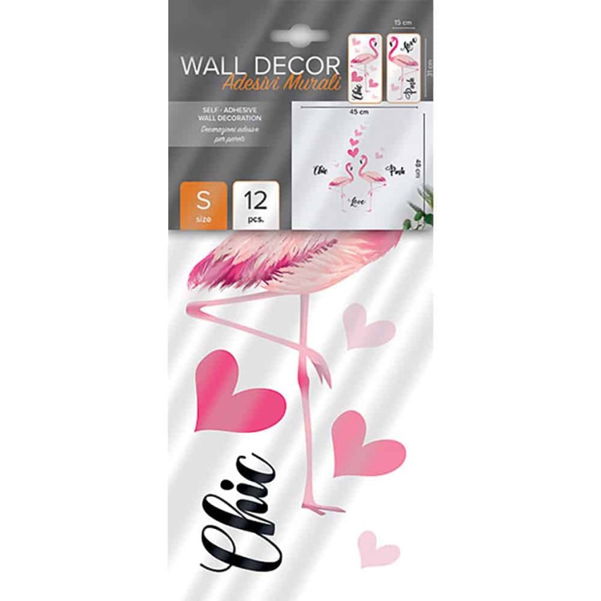 Flamingos αυτοκόλλητα τοίχου βινυλίου
