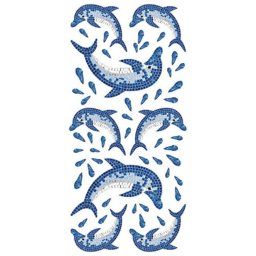 Dolphins αυτοκόλλητα τοίχου βινυλίου