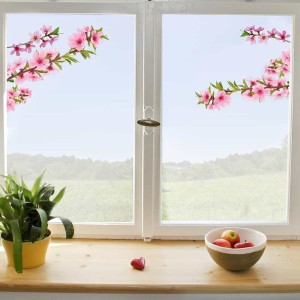 Peach Branch αυτοκόλλητα βινυλίου για τζάμι