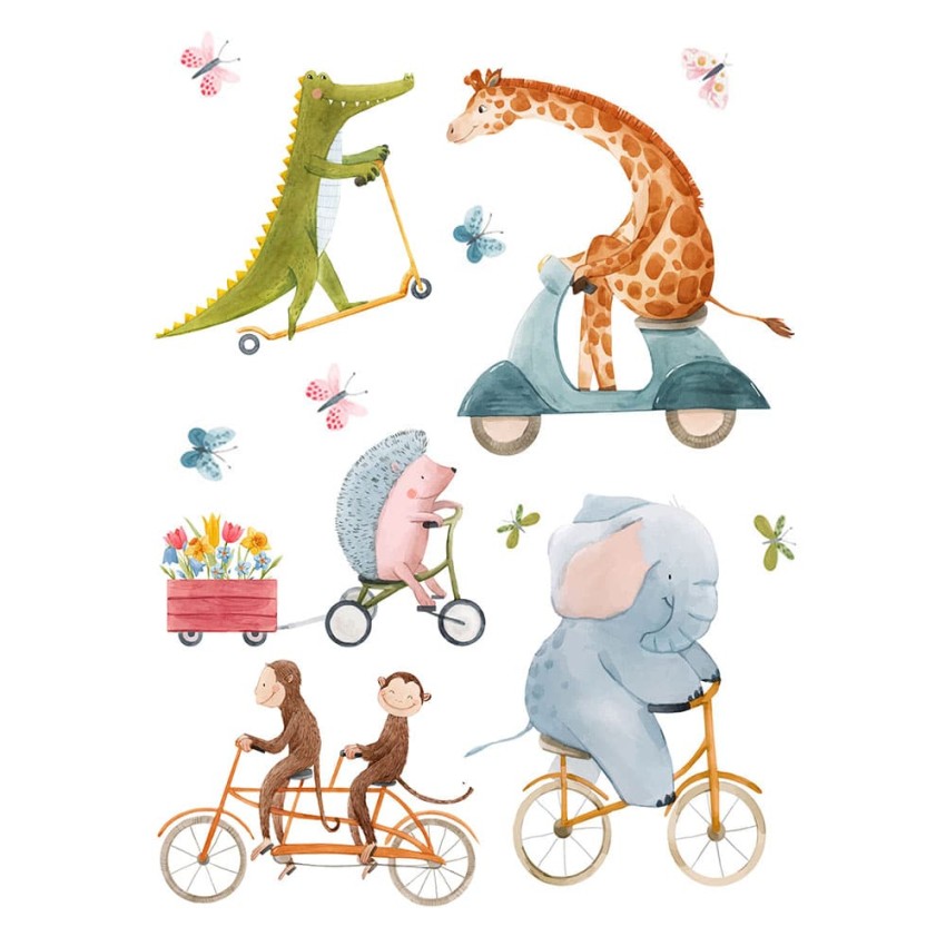 Riding Animals αυτοκόλλητα τοίχου L