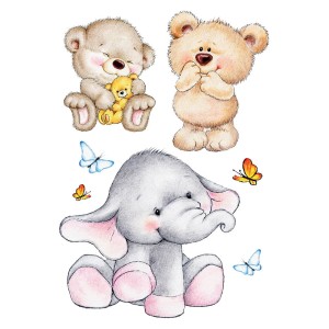 Cute Animals αυτοκόλλητα τοίχου XL