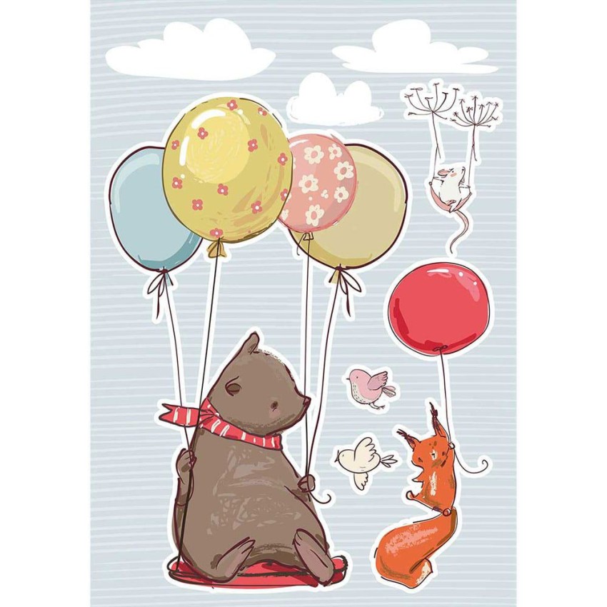 Flying Animals αυτοκόλλητα τοίχου XL