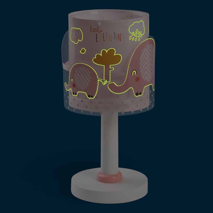 Little Elephant Pink κομοδίνου φωτιστικό S
