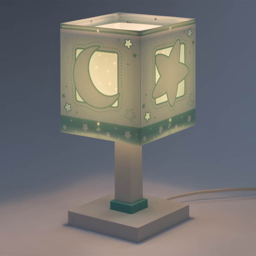 MoonLight Green κομοδίνου παιδικό φωτιστικό H