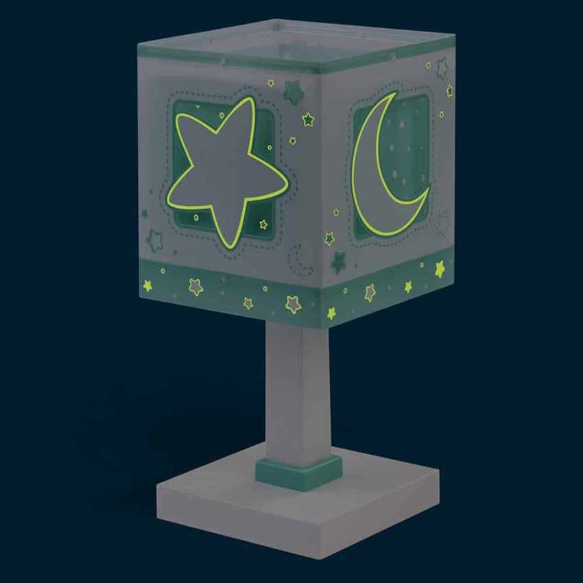 MoonLight Green κομοδίνου παιδικό φωτιστικό H