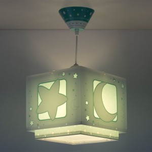 MoonLight Green παιδικό φωτιστικό H