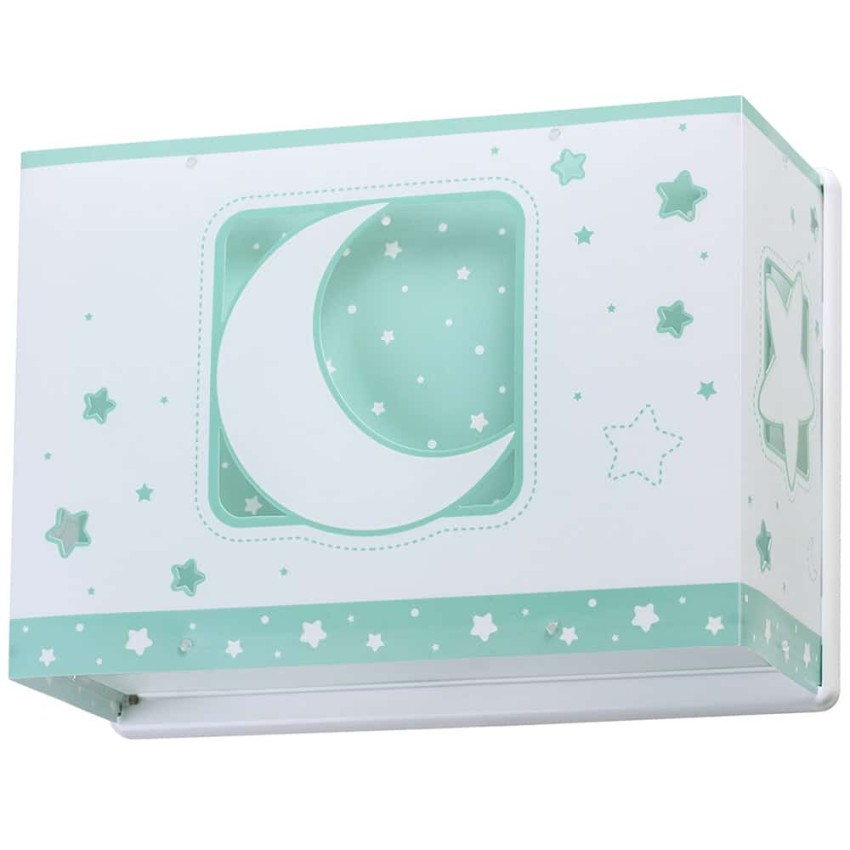 MoonLight Green απλίκα τοίχου διπλού τοιχώματος [H]