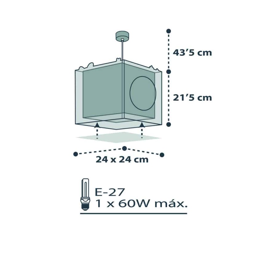 The Pirates κρεμαστό παιδικό φωτιστικό οροφής