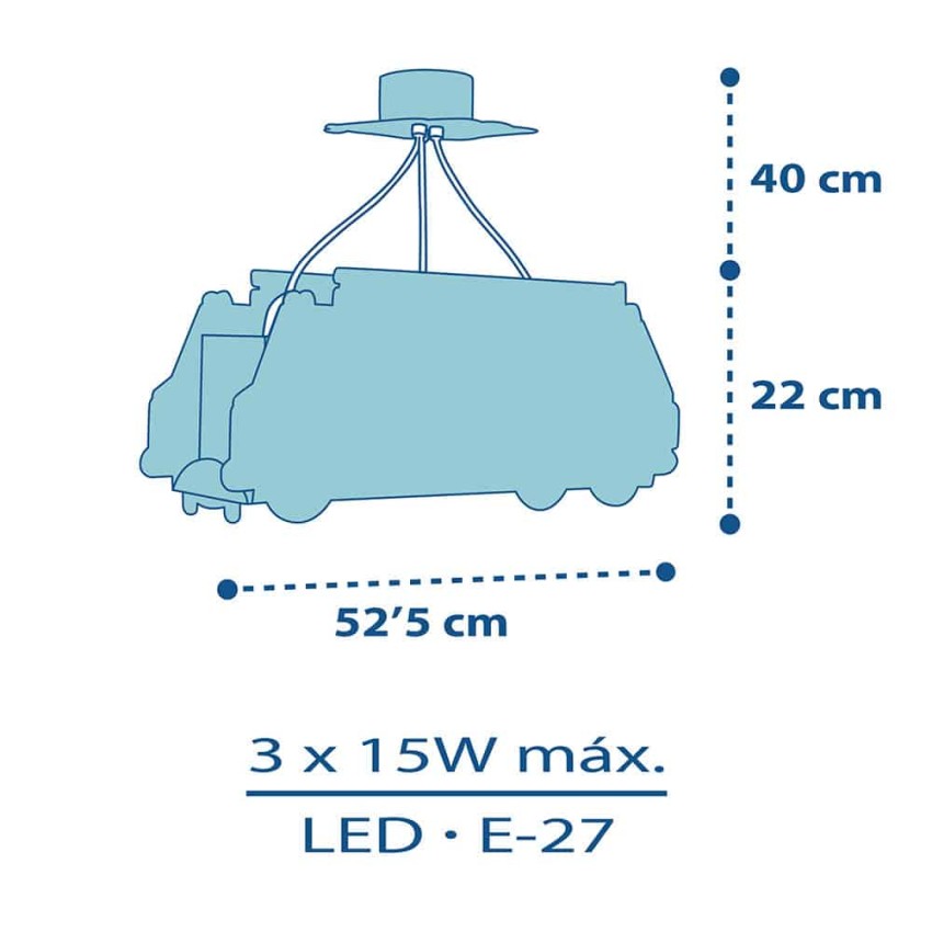 Firetruck κρεμαστό τρίφωτο οροφής