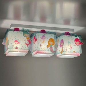 Mermaids τρίφωτο οροφής ράγας