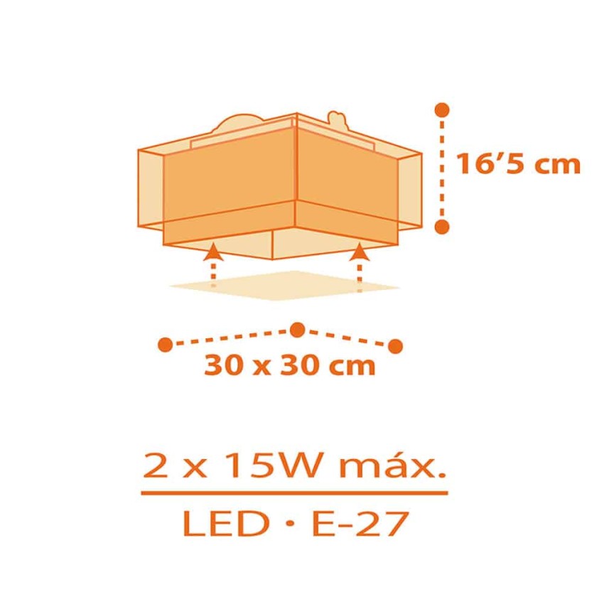 Dinos πλαφονιέρα οροφής