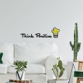 Think Positive αφρώδη αυτοκόλλητα τοίχου S