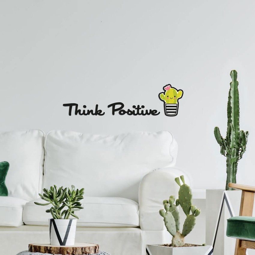Think Positive αφρώδη αυτοκόλλητα τοίχου S