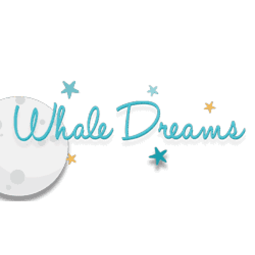 Whale Dreams Pink απλίκα τοίχου S