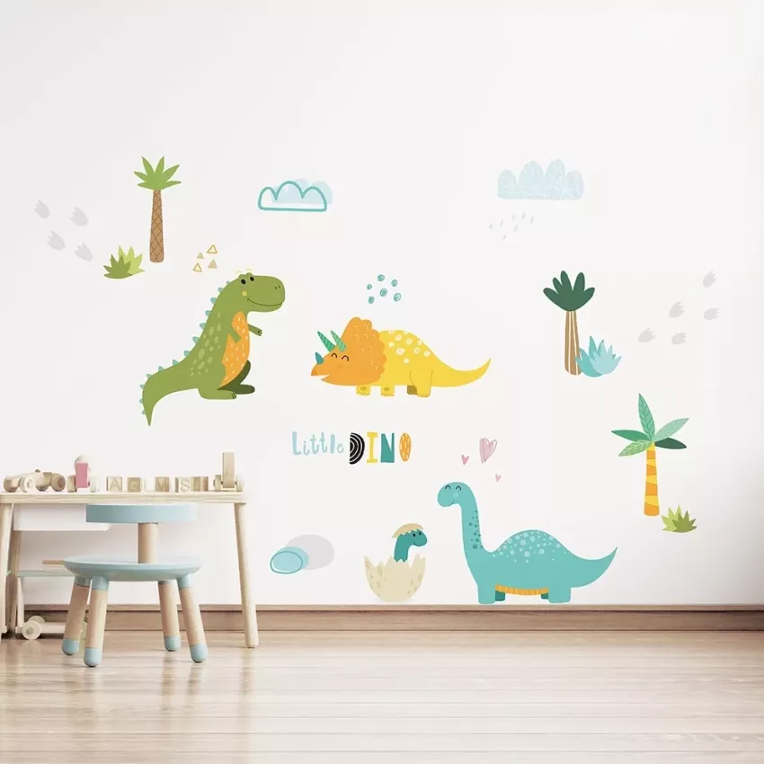Dinosaurs αυτοκόλλητα τοίχου XL