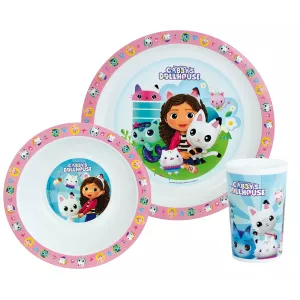 Gabby's Dollhouse παιδικό σερβίτσιο φαγητού