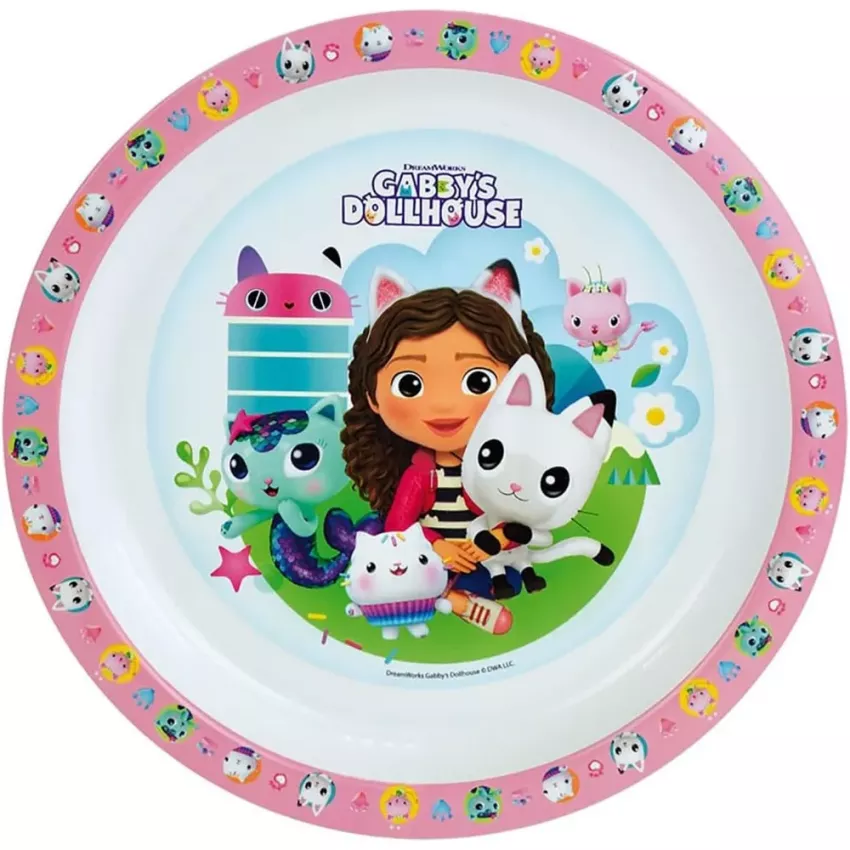 Gabby's Dollhouse παιδικό σερβίτσιο φαγητού