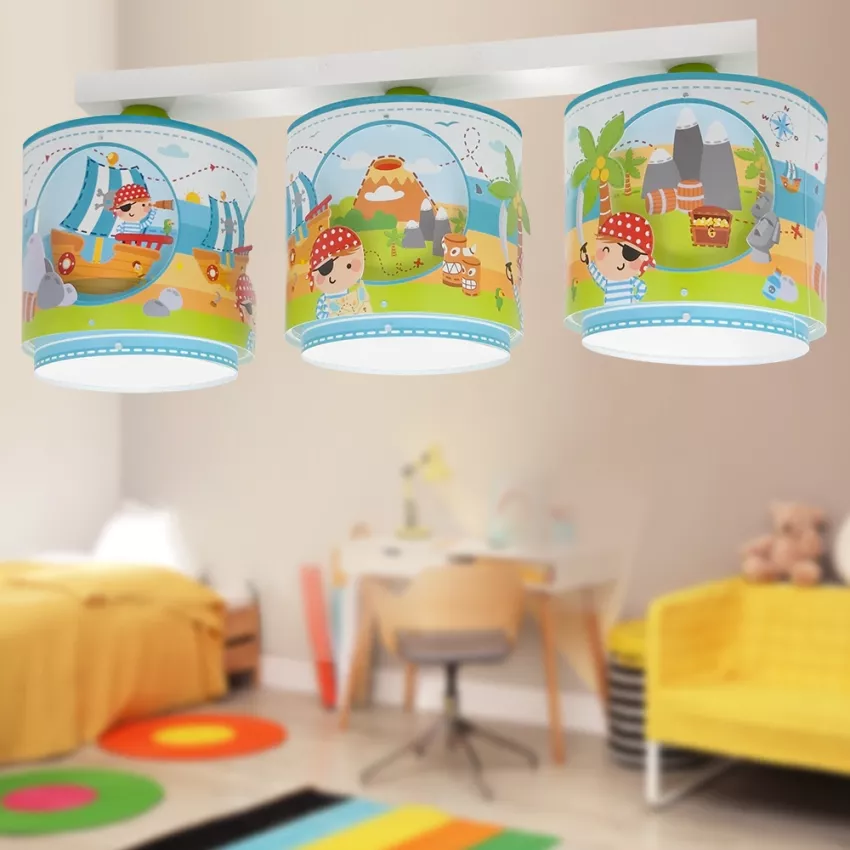 Pirate Island τρίφωτο παιδικό οροφής