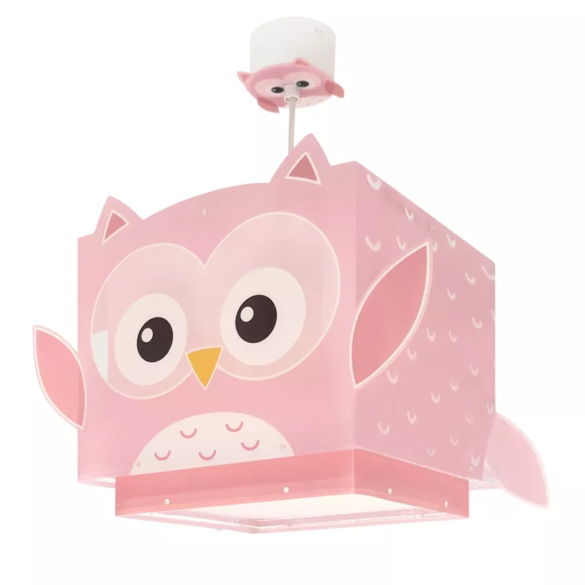 Little Pink Owl παιδικό φωτιστικό οροφής