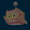 Little Pink Owl παιδικό φωτιστικό οροφής