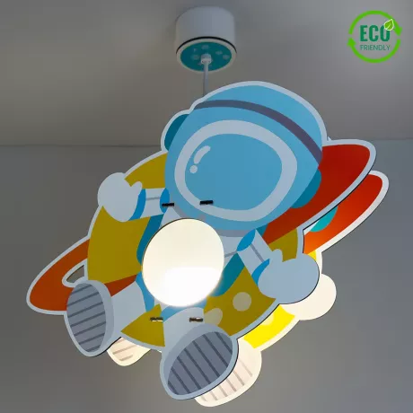 Spaceman MDF παιδικό φωτιστικό οροφής