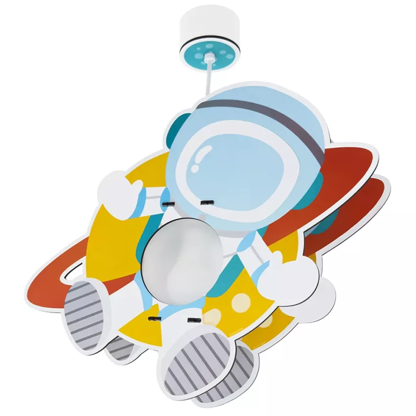Spaceman MDF παιδικό φωτιστικό οροφής