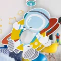 Spaceman MDF παιδικό φωτιστικό οροφής