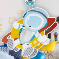Spaceman MDF παιδικό φωτιστικό οροφής