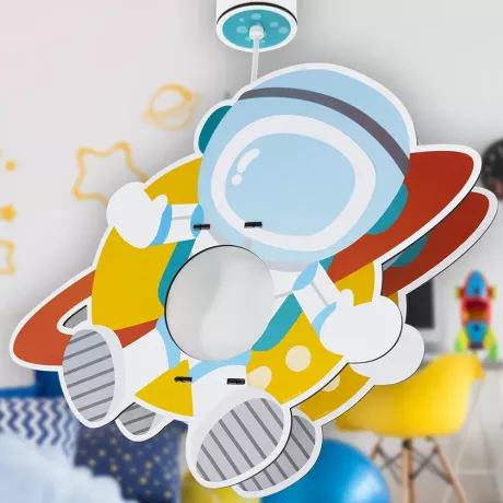 Spaceman MDF παιδικό φωτιστικό οροφής