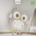 Owl MDF παιδικό φωτιστικό οροφής