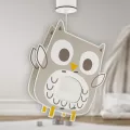 Owl MDF παιδικό φωτιστικό οροφής