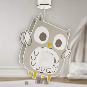 Owl MDF παιδικό φωτιστικό οροφής