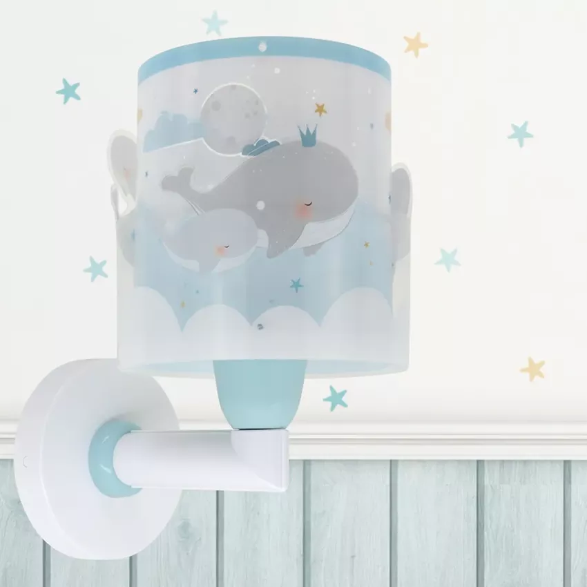 Whale Dreams Blue απλίκα τοίχου T