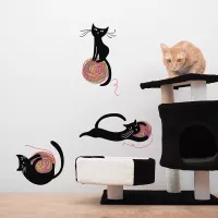 Joyful Cats αυτοκόλλητα τοίχου