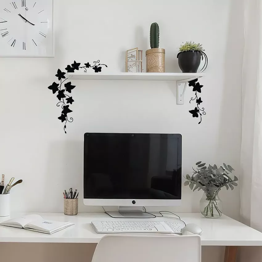 Ivy Silhouette αυτοκόλλητα τοίχου