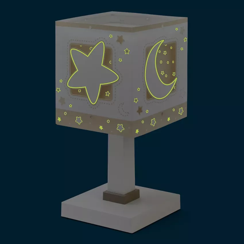 MoonLight Beige κομοδίνου παιδικό φωτιστικό B