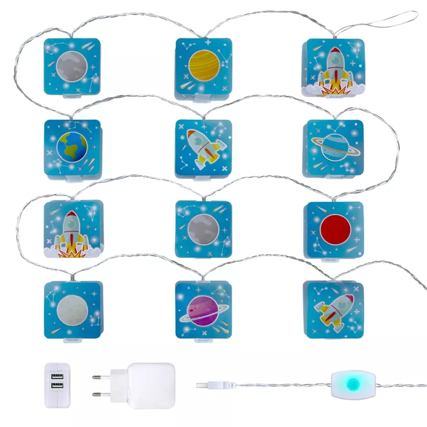 Rocket γιρλάντα παιδικό φωτιστικό