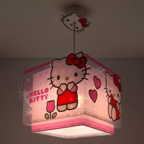 Hello Kitty Παιδικό Κρεμαστό Φωτιστικό Οροφής E27 24x24 εκ