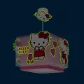 Hello Kitty κρεμαστό παιδικό φωτιστικό οροφής