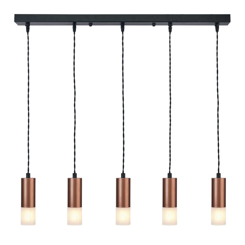 Φωτιστικό πολύφωτο 5φ από αλουμίνιο & plexiglass G9 Φωτιστικό πολύφωτο 5φ από αλουμίνιο & plexiglass G9