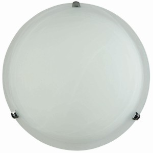 Φωτιστικό Πλαφονιέρα Γυαλί λευκό Ε27 Φ30